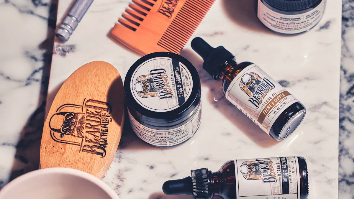Branding and Packaging for Facial Hair Care Products